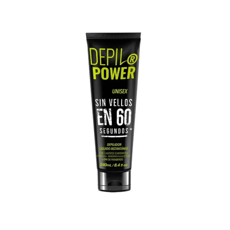 Foto de crema depiladora Depil Power Unisex maquilado por Novamakers Lab